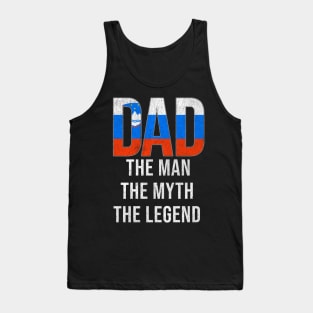 Slovenian Dad The Man The Myth The Legend - Gift for Slovenian Dad With Roots From Slovenian Tank Top